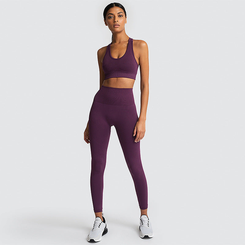 women’s yoga and fitness outfit set gym wear