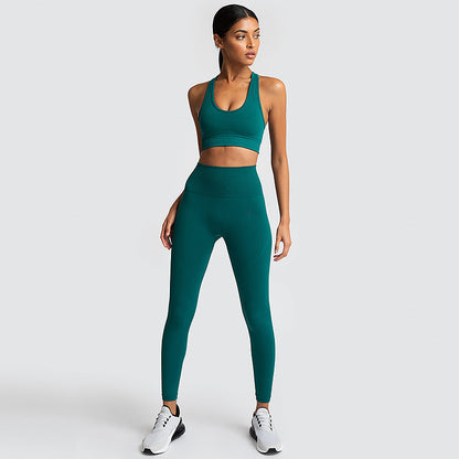 women’s yoga and fitness outfit set workout style