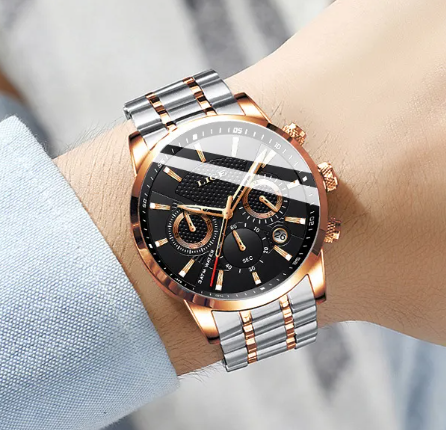 men fashion sport quartz watch stylish design