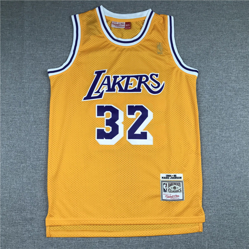 lakers johnson 33 vintage jersey basketball tank top