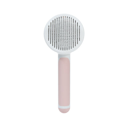 round handle pet comb with sticky bead massage for cats