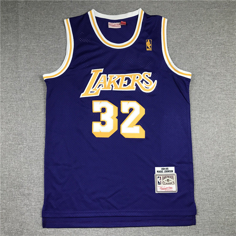 lakers johnson 33 vintage jersey basketball tank top