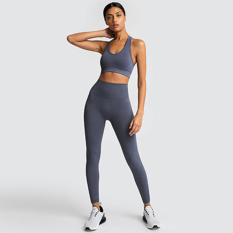 women’s yoga and fitness outfit set comfortable stretch fabric