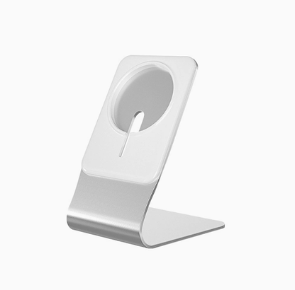 wireless charging desktop stand for mobile phones on desk