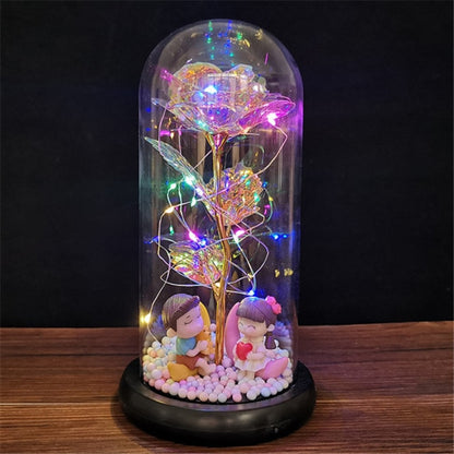 LED enchanted galaxy rose romantic gift display