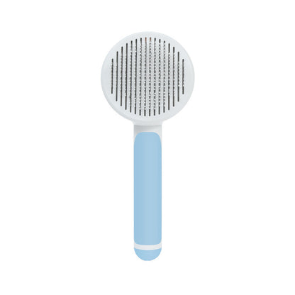 round handle pet comb with sticky bead massage for dogs