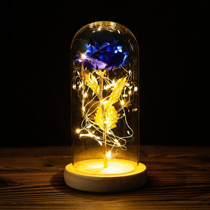 vLED enchanted galaxy rose with colorful lighting effect