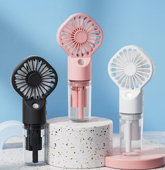 mini portable spray cooling fan handheld use
