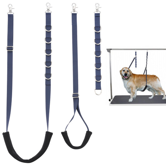 pet dog grooming belly straps adjustable support band