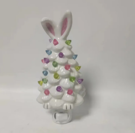 easter bunny ceramic tree ornaments hanging decor