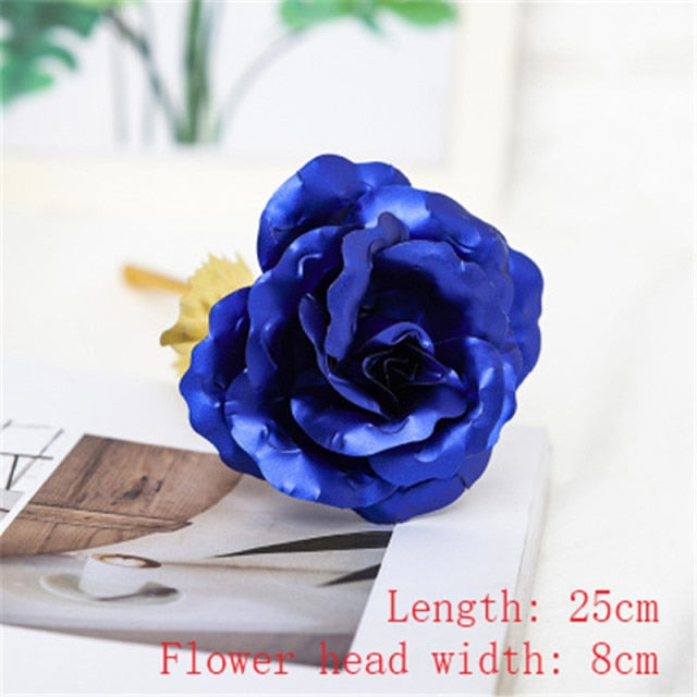vLED enchanted galaxy rose with colorful lighting effect