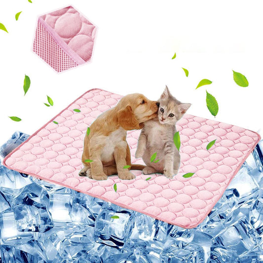 dog cooling mat pink pet cooling pad