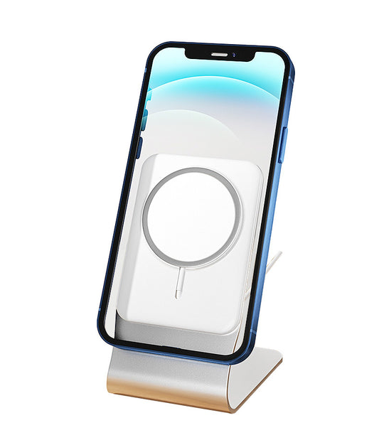 wireless charging desktop stand for mobile phones on desk