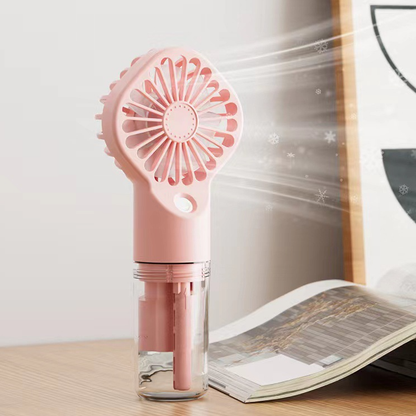 mini portable spray cooling fan USB powered