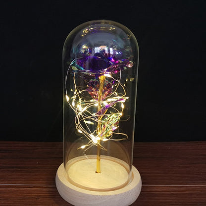 LED enchanted galaxy rose romantic gift display