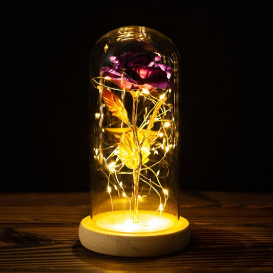 LED enchanted galaxy rose with colorful lighting effect