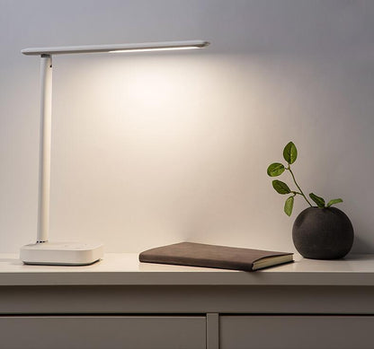 rechargeable LED desk lamp for students with eye care night reading